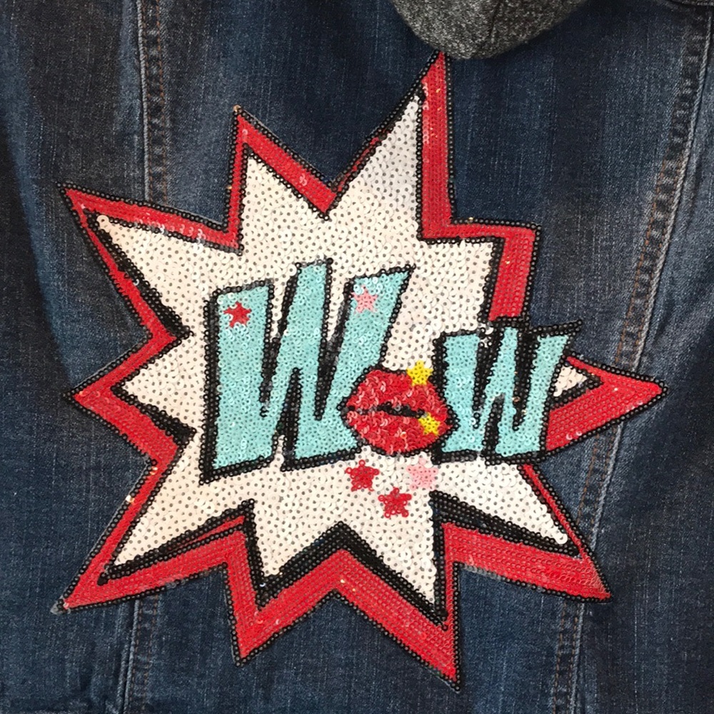 Sequin Jean Jacket - image 2